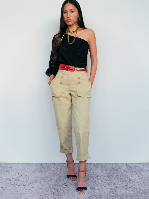 SOLANGE + ARMY PANT