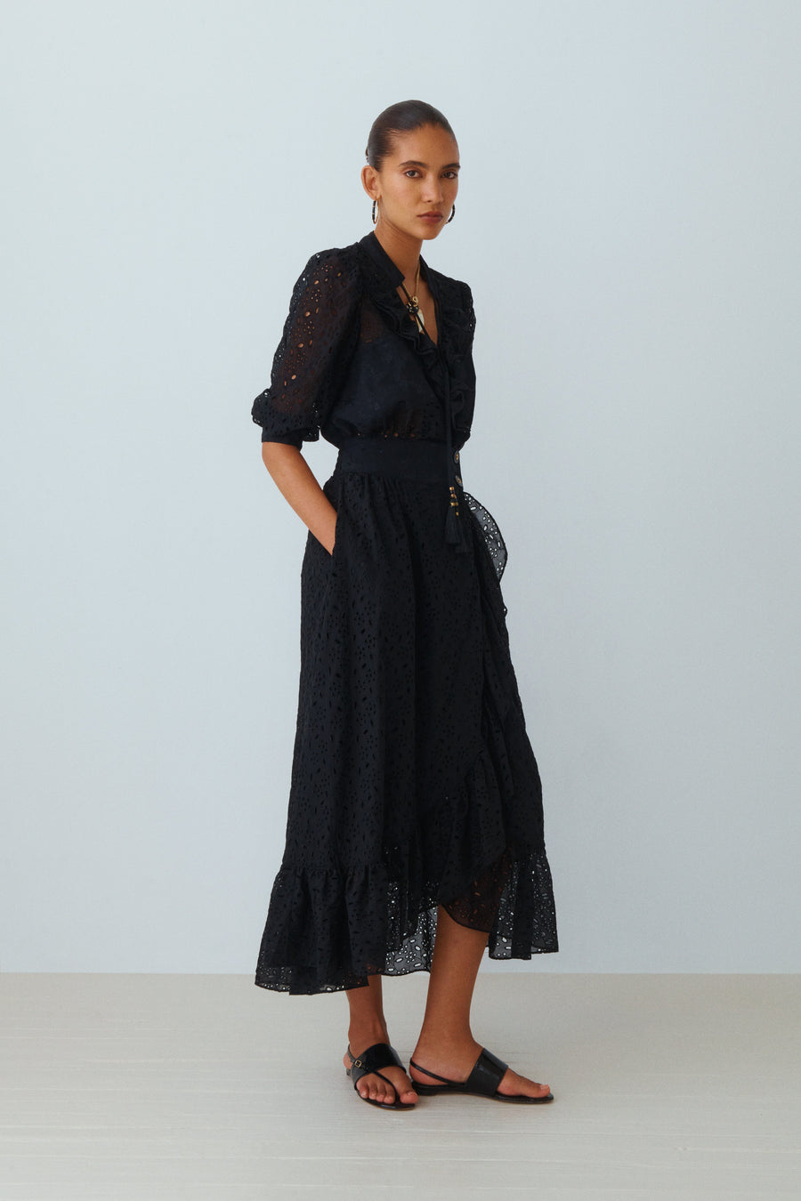PALMA DRESS EYELET