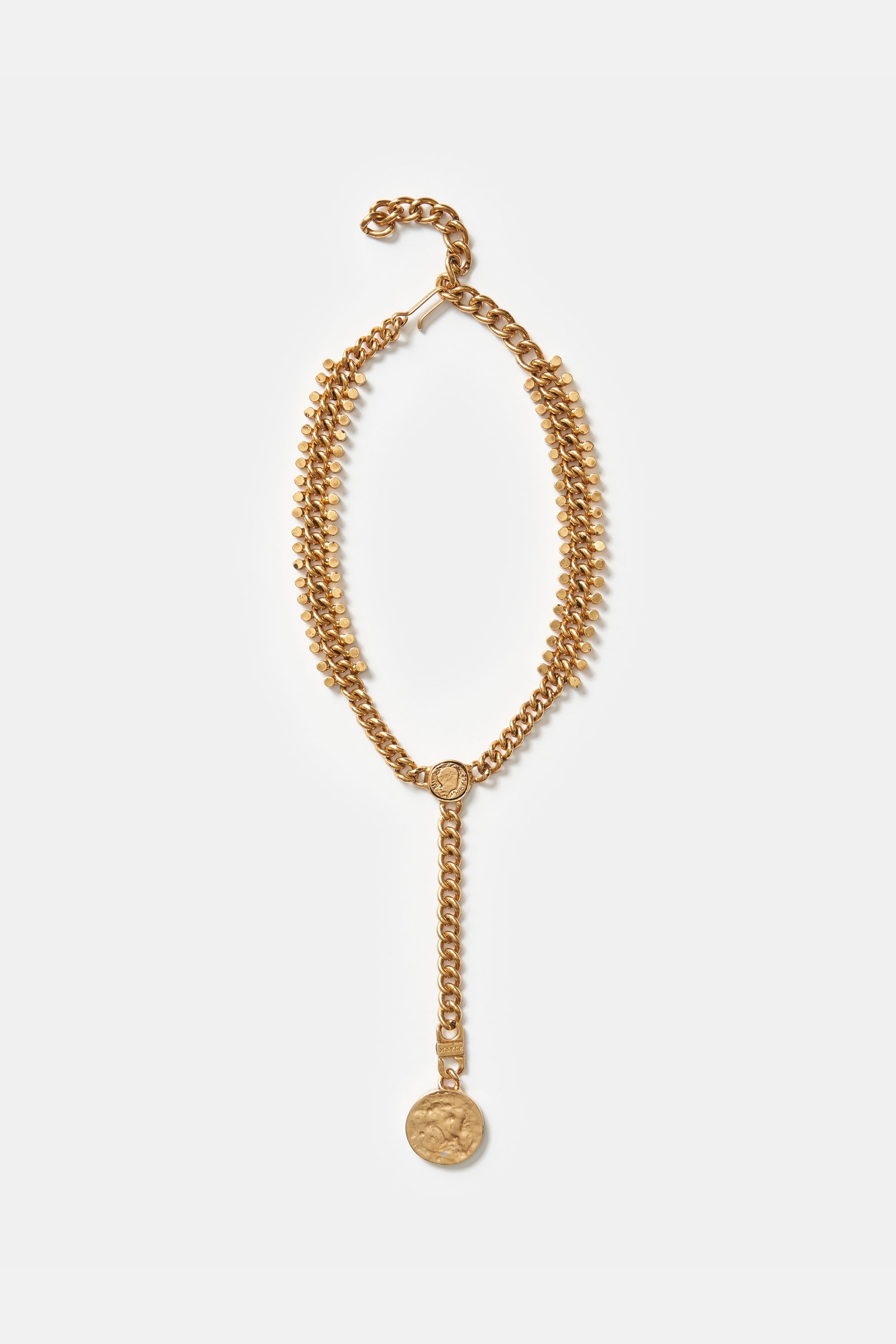 Kusama Chain & Signet Necklace