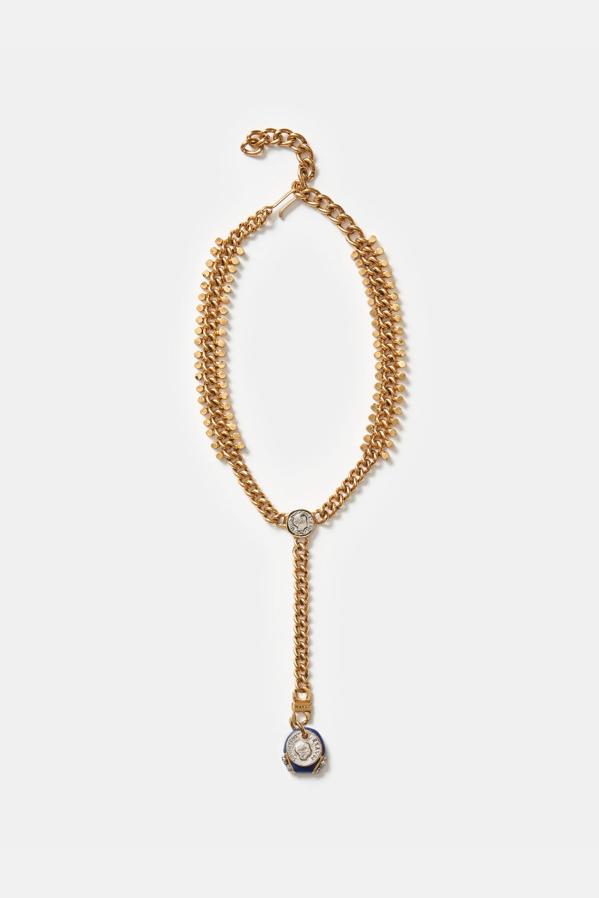 Kusama Chain & Signet Necklace