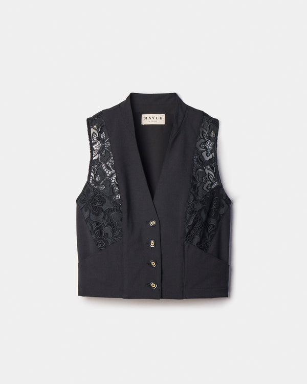 INES LACE VEST