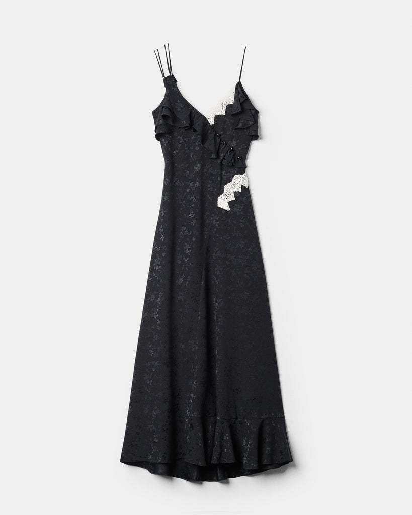 スーツ・フォーマル・ドレス maison celon frilly tiered dress / black maison celon frilly tiered dress BLACK