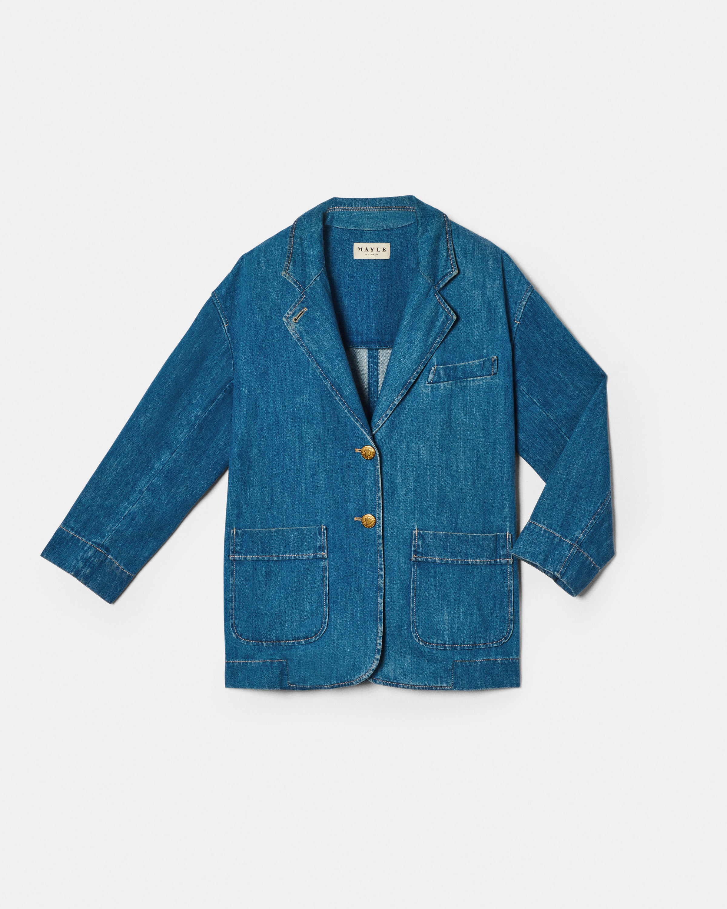 James Denim Blazer – Maison Mayle