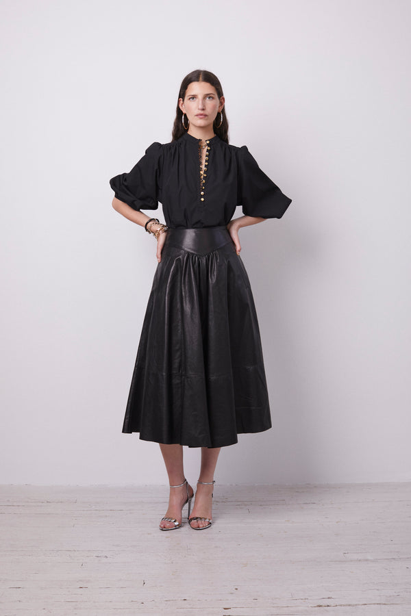 Djuna Leather Skirt