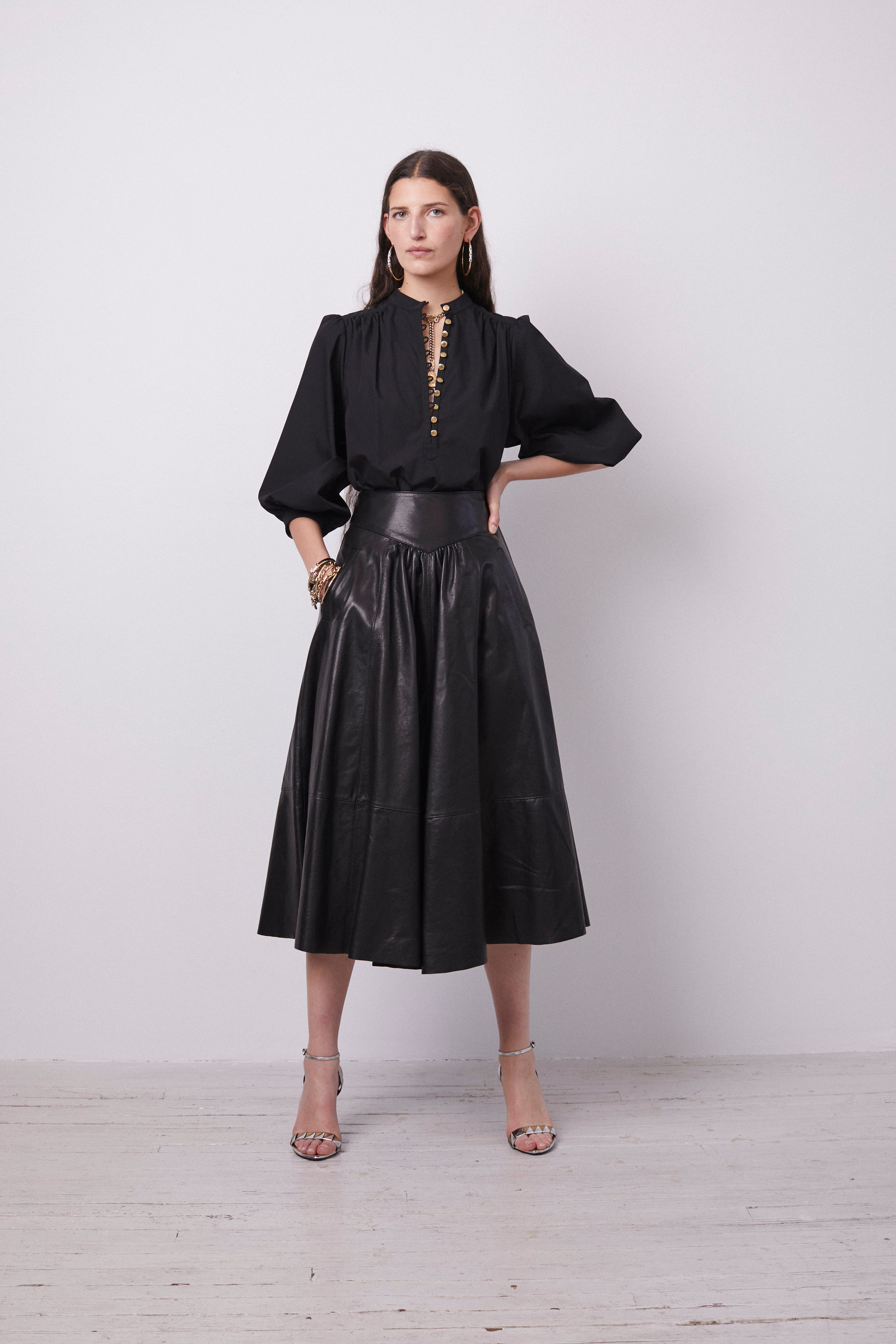 Vivi Cotton Blouse | Maison Mayle