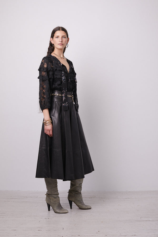 MAJORELLE LACE BLOUSE
