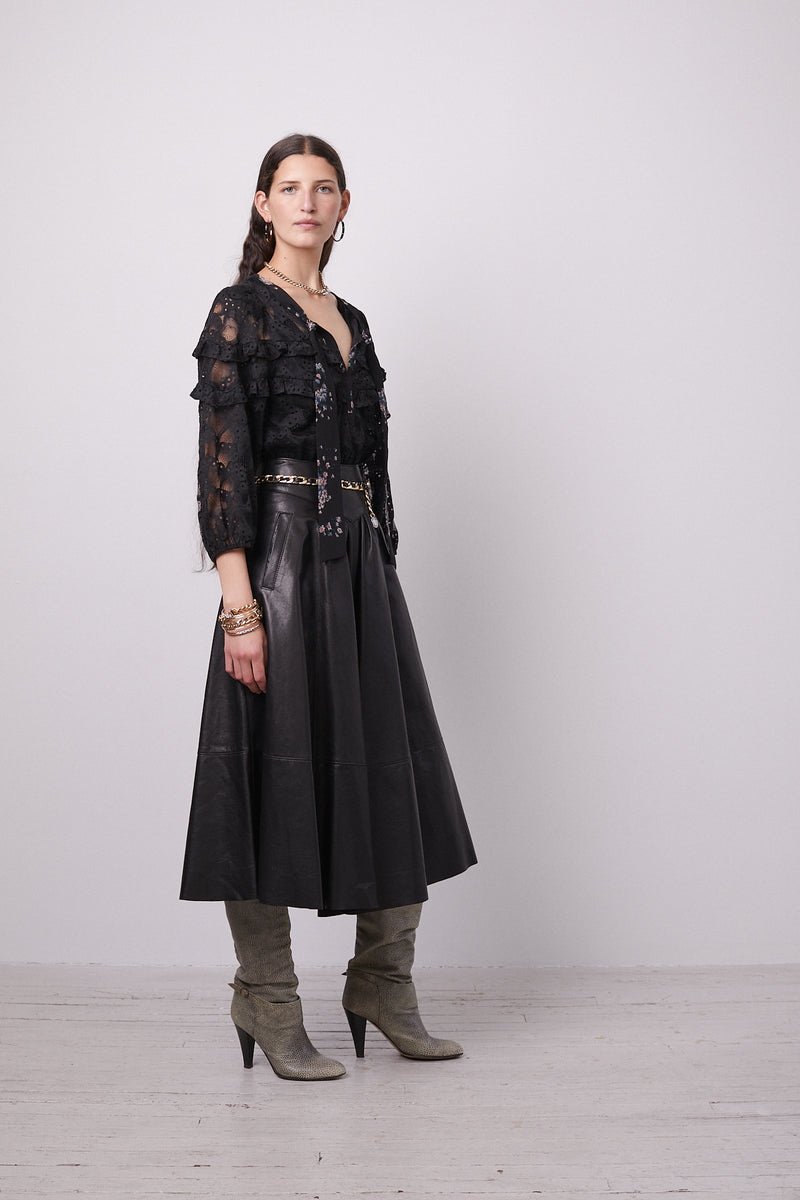 MAJORELLE LACE BLOUSE