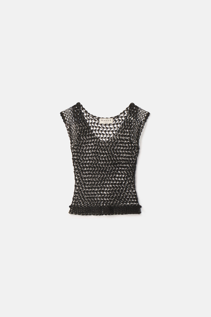 Magali Crochet Tee