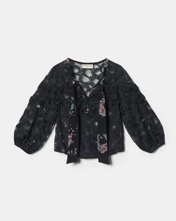 MAJORELLE LACE BLOUSE
