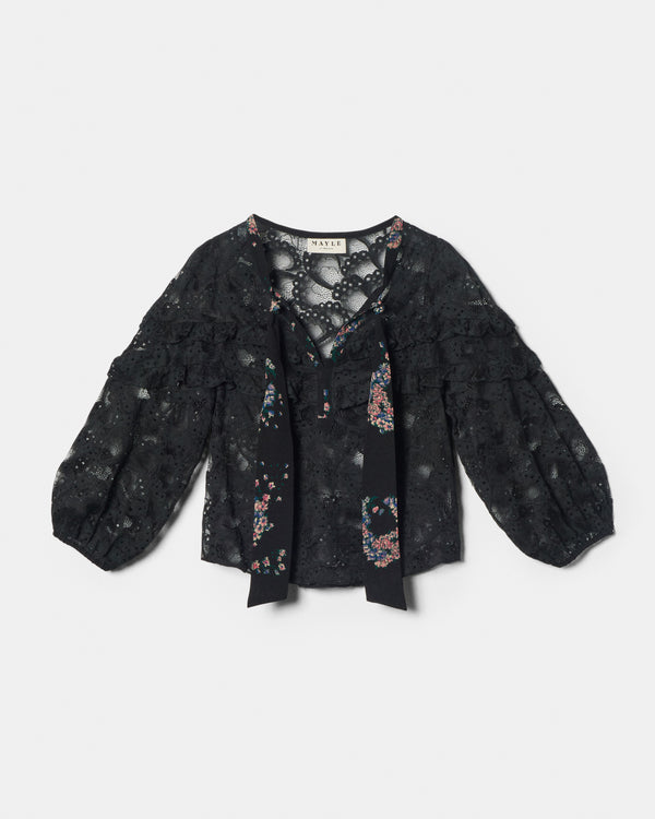 MAJORELLE LACE BLOUSE