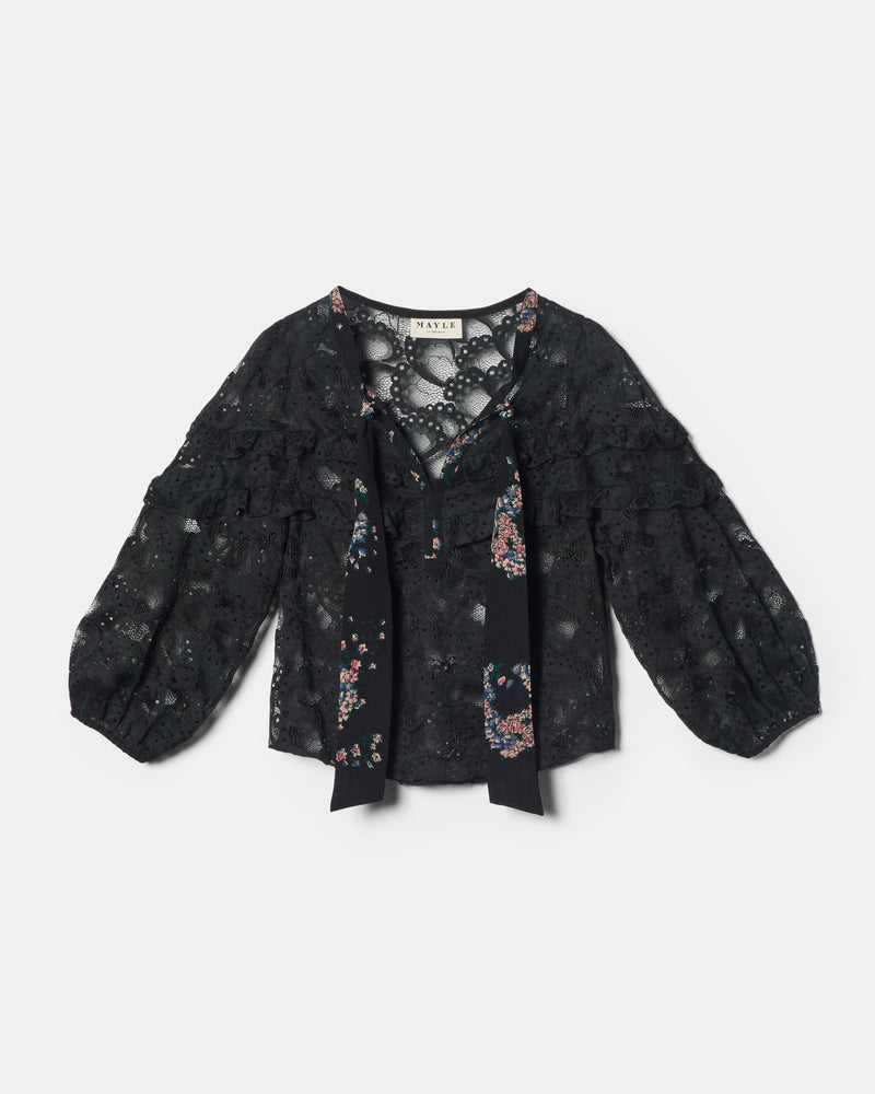MAJORELLE LACE BLOUSE