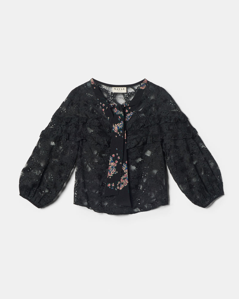 MAJORELLE LACE BLOUSE