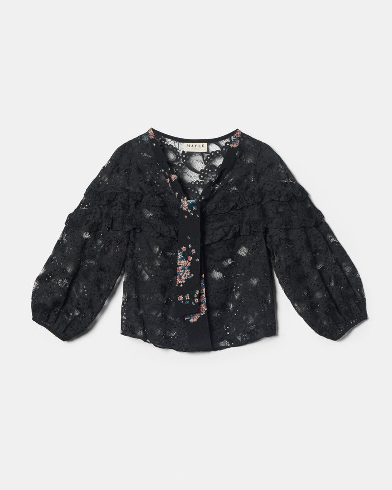 MAJORELLE LACE BLOUSE