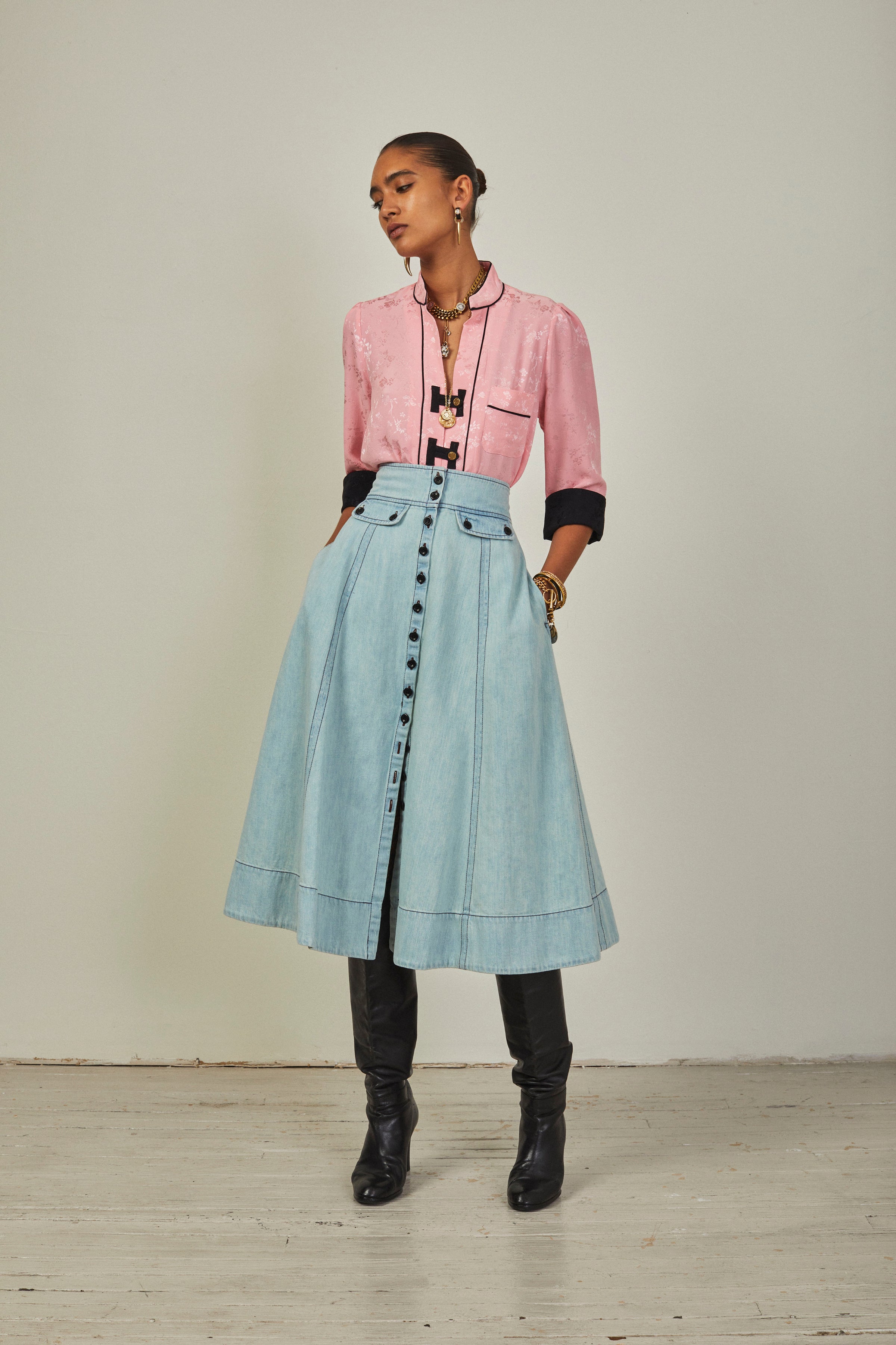 Carlyne Skirt – Maison Mayle