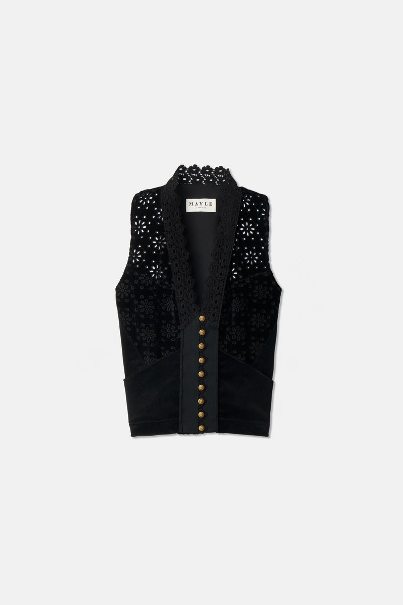 Scheherazade Velvet Vest