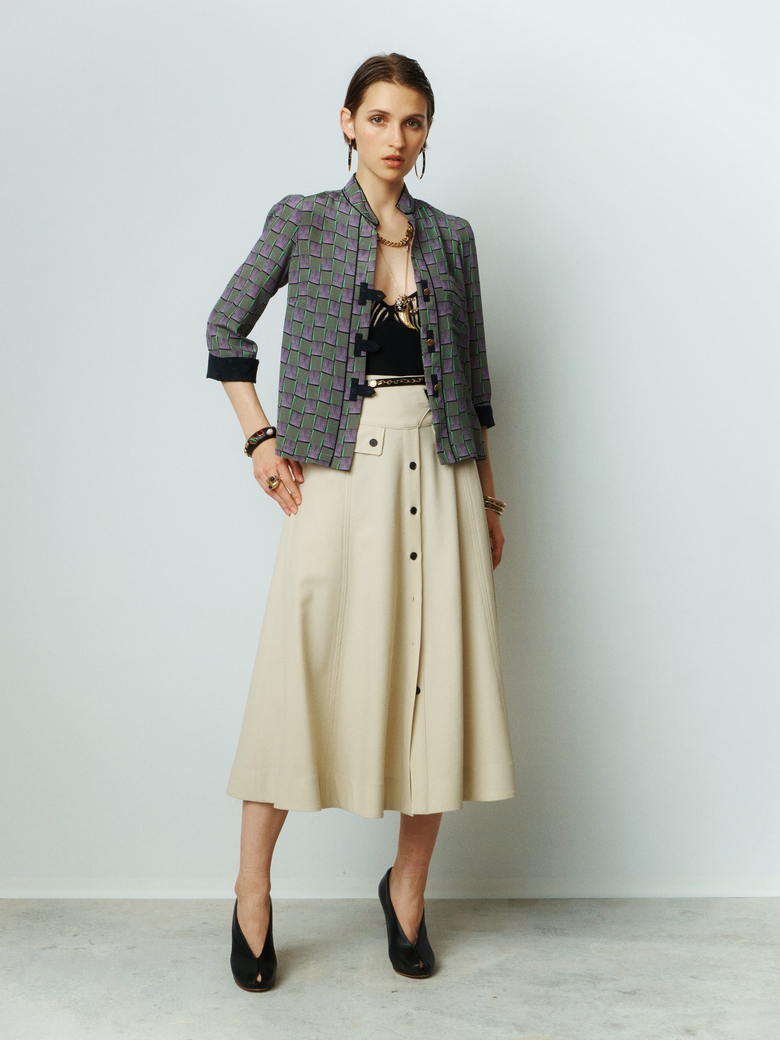 MAISON SPECIAL Gather Flare Skirt¥19,800 MAISON SPECIAL 2WAY Puffy Flare Skirt
