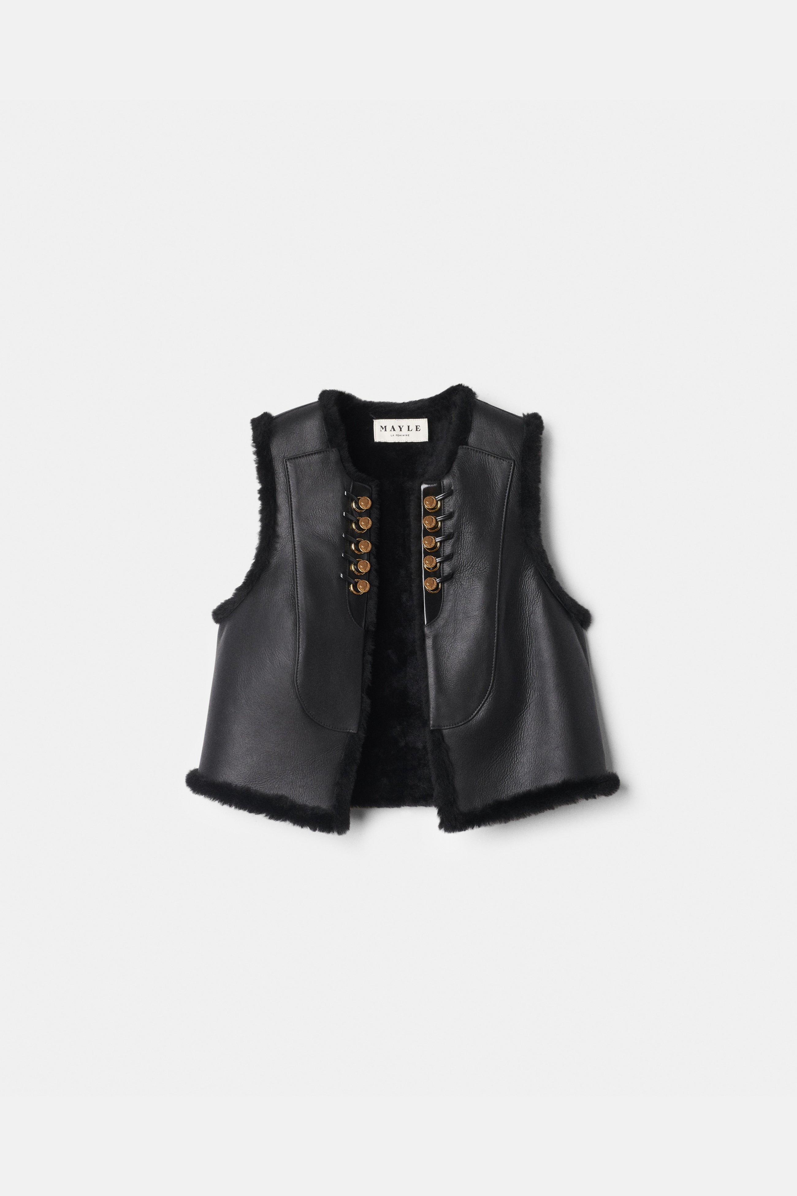 Yves Shearling Vest