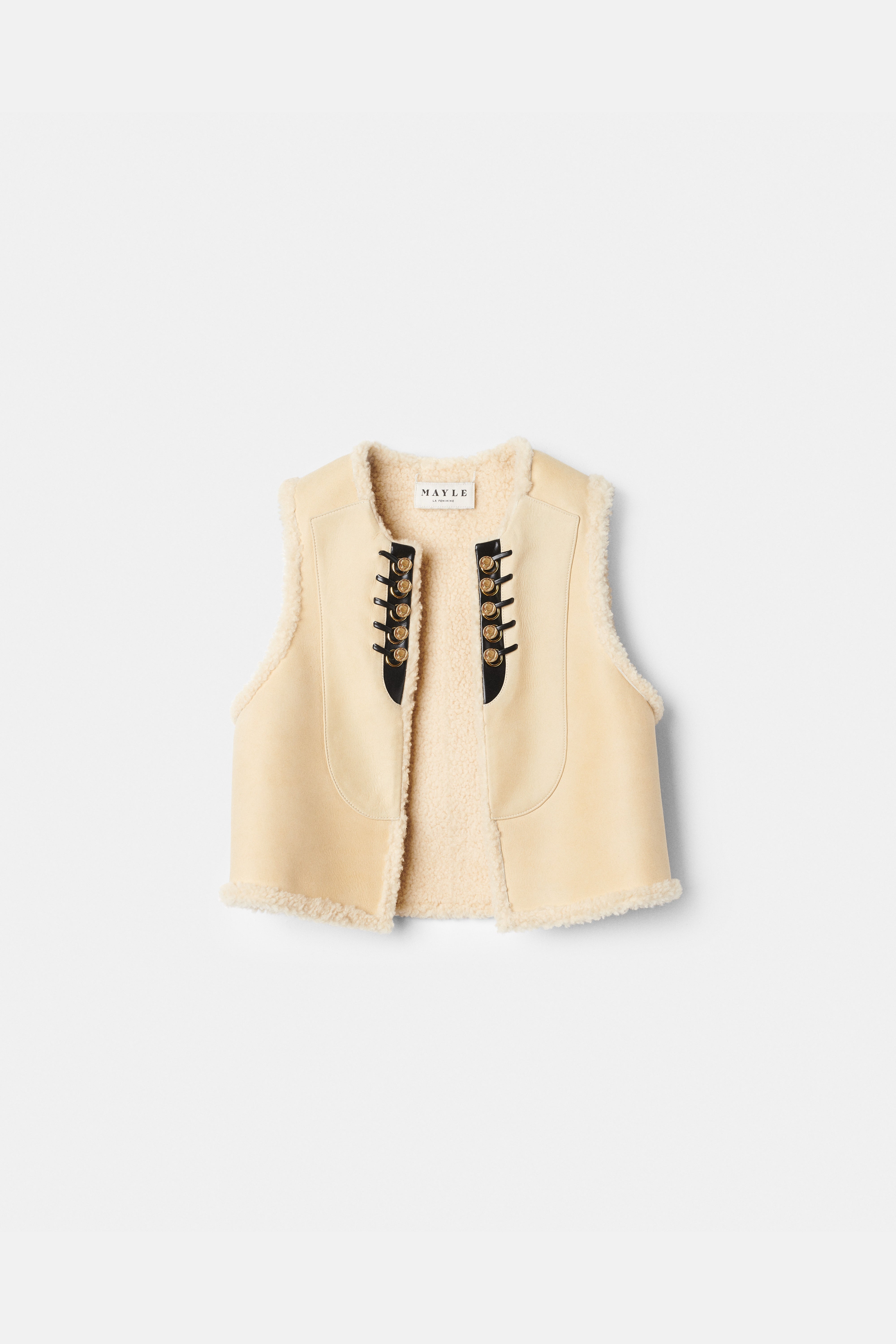 Yves Shearling Vest
