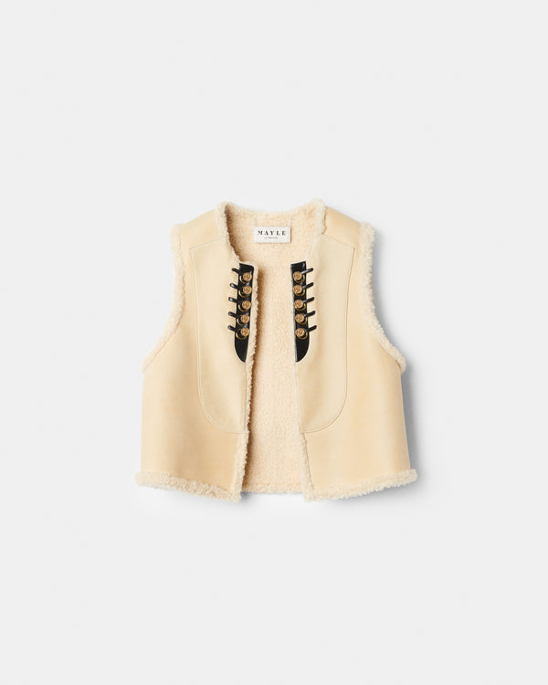 Yves Shearling Vest