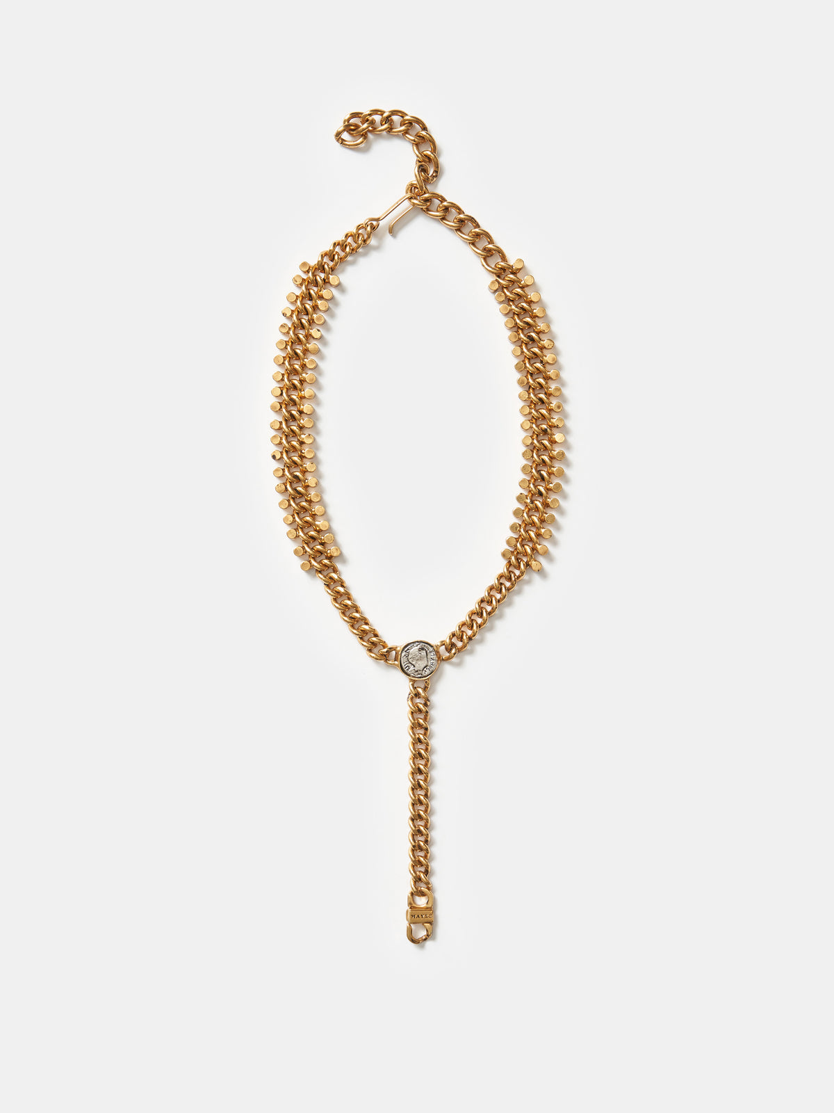 Kusama Chain & Signet Necklace