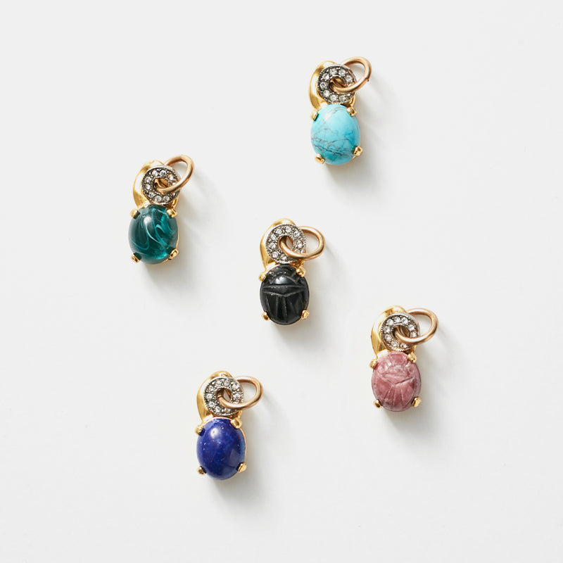 Scarab Stone Charm